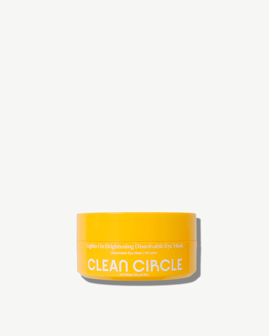 Clean Circle Lights On Brightening Dissolvable Eye Mask